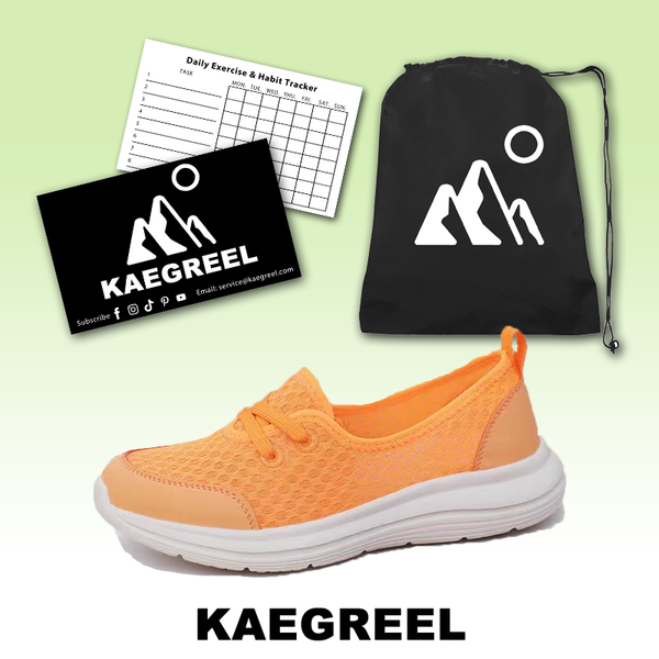 kaegreel knit shoes 31573 orange