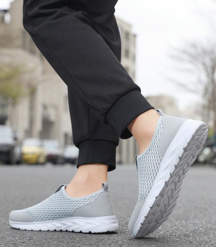 Summer Breathable Mesh Light Casual Sports Slip-on Shoes (Unisex)