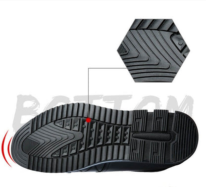 Kaegreel maschile in pelle scozzese in pelle morbida con comode scarpe casual