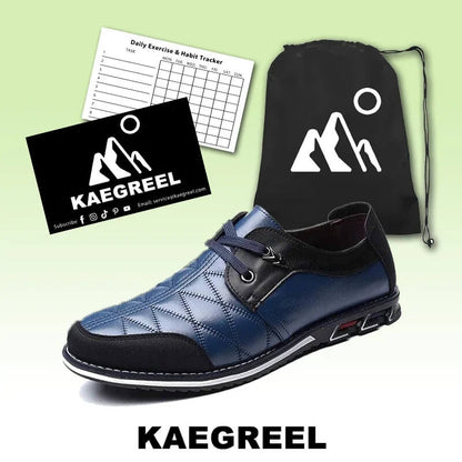 Kaegreel pour hommes en cuir à carre