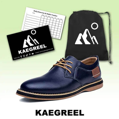 Kaegreel Men Brand Casual Real Leather Business Oxford Shoes Dress Shoes Fashion Loafers