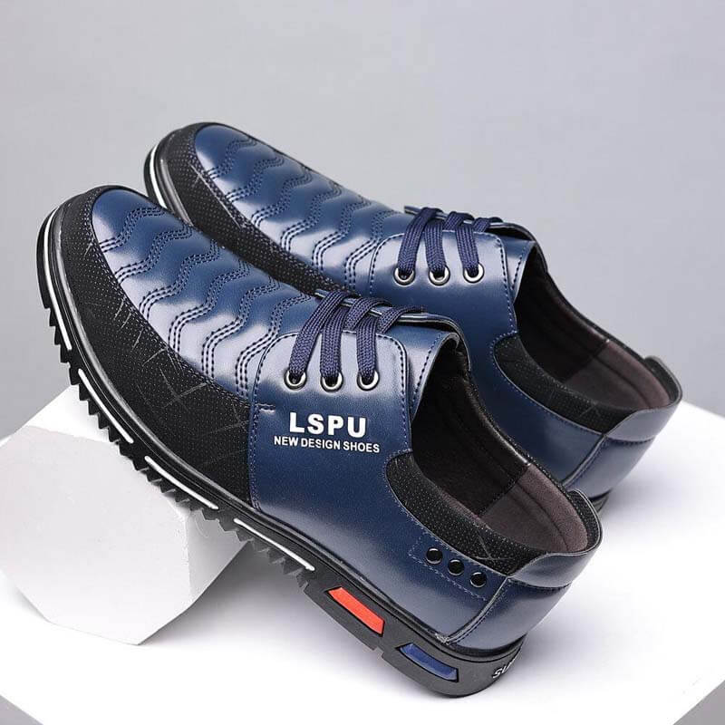 Men lace up breathable non-slip comfortable leisure business shoes
