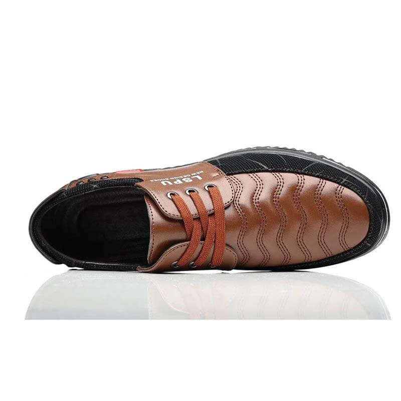 Men lace up breathable non-slip comfortable leisure business shoes