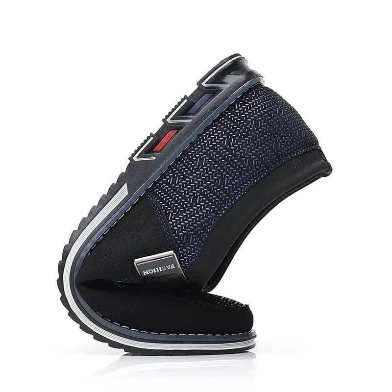 Sobre de gamuza para hombres Hebilla de metal Slip on Soft Sole Business Casual Shoes
