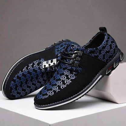 Men Microfibra de cuero empalme de hebilla de metal sin deslizamiento zapatos casuales suaves EU 49/EU 50