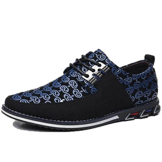 Herren Mikrofaser Leder Spleißen Rutschfeste Metallschnalle Weiche Freizeitschuhe EU 49/EU 50