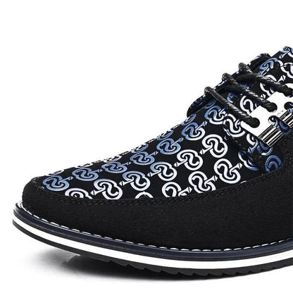 Men Microfibra de cuero empalme de hebilla de metal sin deslizamiento zapatos casuales suaves EU 49/EU 50