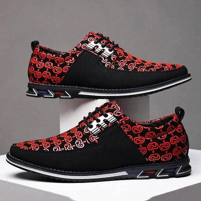 Men Microfibra de cuero empalme de hebilla de metal sin deslizamiento zapatos casuales suaves EU 49/EU 50