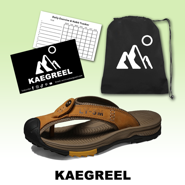 kaegreel leather sandals slippers 31404 yellow 