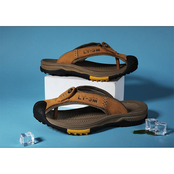kaegreel leather sandals slippers 31404 yellow 
