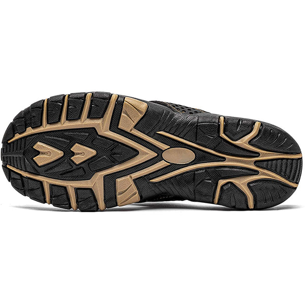 kaegreel leather sandals slippers 31405 black