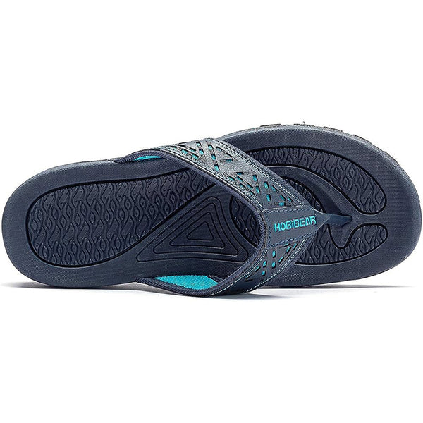 kaegreel leather sandals slippers 31405 blue