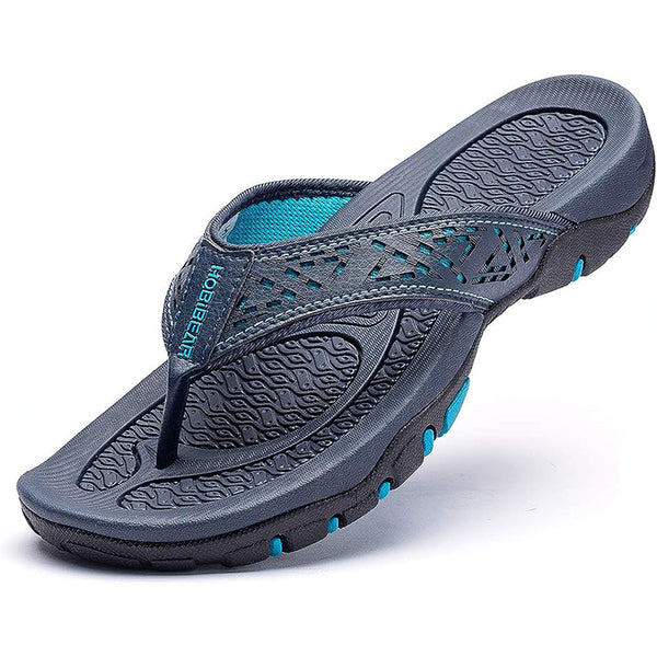 kaegreel leather sandals slippers 31405 blue