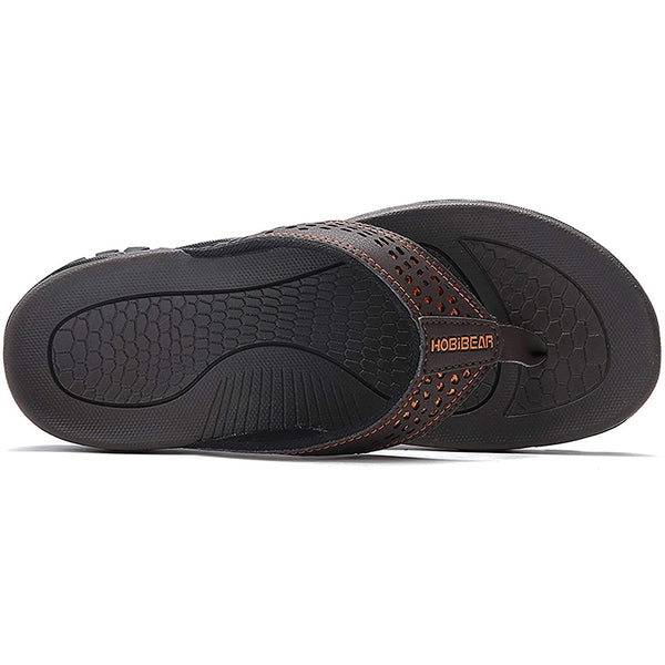 kaegreel eather sandals slippers 31405 brown1