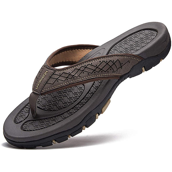 kaegreel leather sandals slippers 31405 brown2
