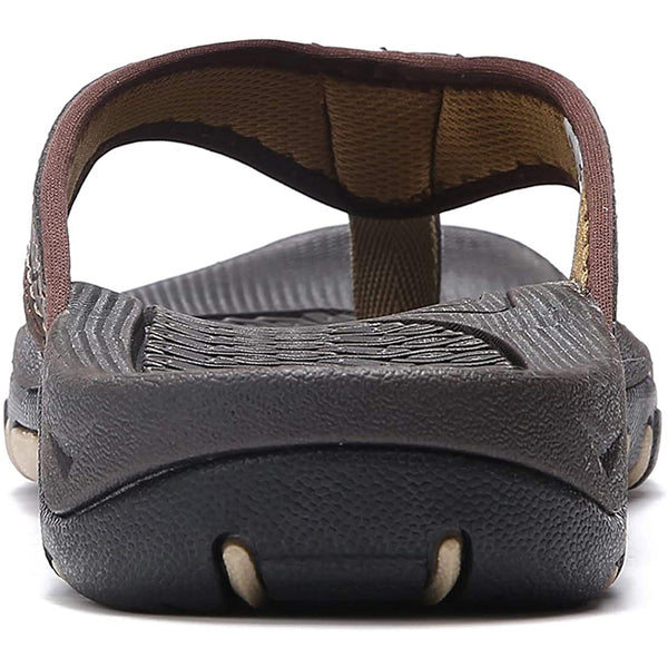 kaegreel leather sandals slippers 31405 brown2