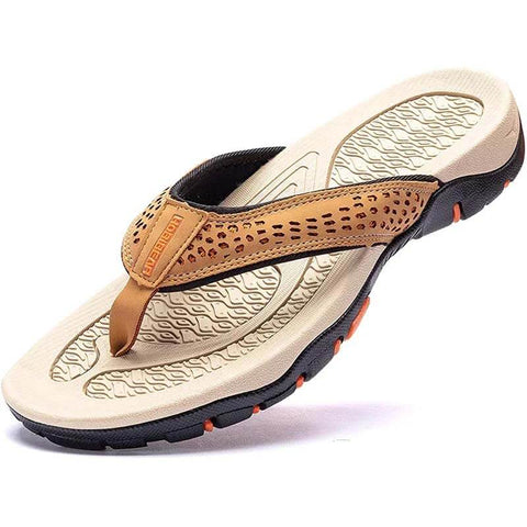 Männer Sandalen Leder Sport Flip Flops Komfort Casual Outdoor