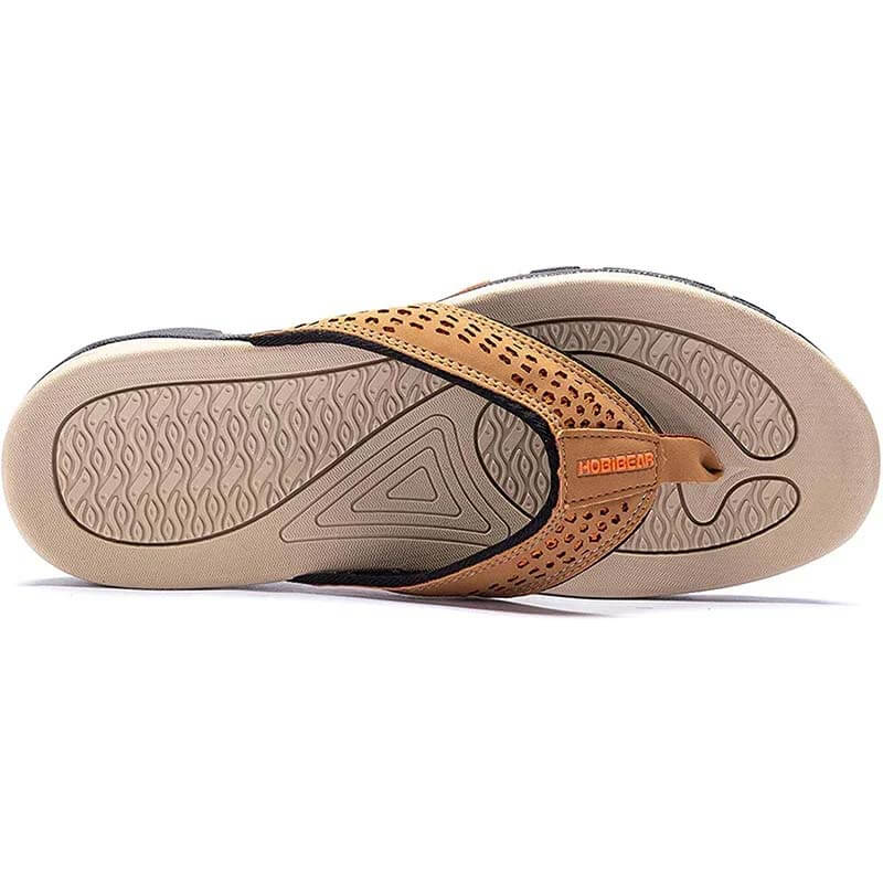 Uomini sandali in pelle sport infraggtiti comfort casual all'aperto