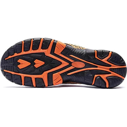 Uomini sandali in pelle sport infraggtiti comfort casual all'aperto