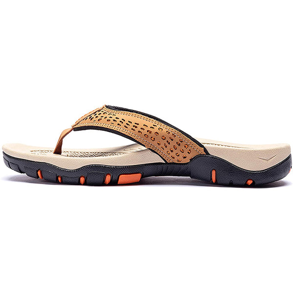 kaegreel leather sandals slippers 31405 khaki