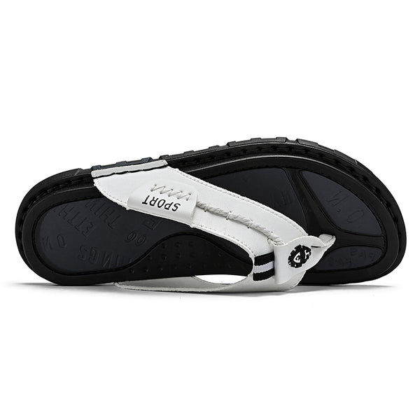 kaegreel leather sandals slippers 31567 white