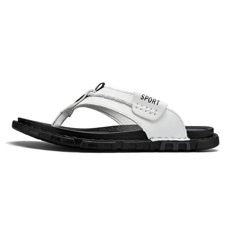 2024 夏季套趾人字拖时尚百搭大码户外沙滩鞋透气速干休闲男鞋防滑