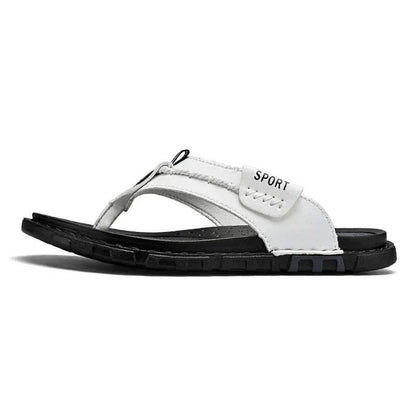 2024 夏季套趾人字拖时尚百搭大码户外沙滩鞋透气速干休闲男鞋防滑