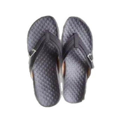 外贸大码凉拖女 2025 新款休闲平底 PU 金属居家人字拖 Deseo 亚马逊