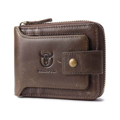 Hommes RFID Antimagnétique Solid Solid Sacs Soux de Card Sac à maille de monnaie Portefeuille à glissière