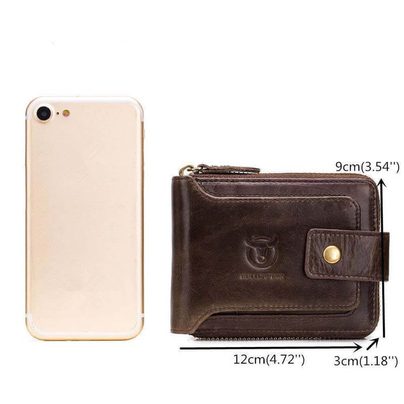 Hommes RFID Antimagnétique Solid Solid Sacs Soux de Card Sac à maille de monnaie Portefeuille à glissière