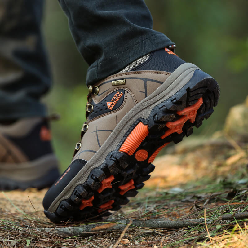 Kaegreel maschile da esterno non slittamento in peluche scarpe da trekking
