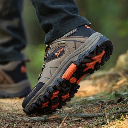Kaegreel maschile da esterno non slittamento in peluche scarpe da trekking