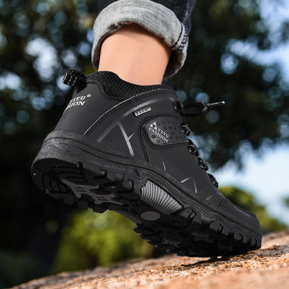 Kaegreel maschile da esterno non slittamento in peluche scarpe da trekking