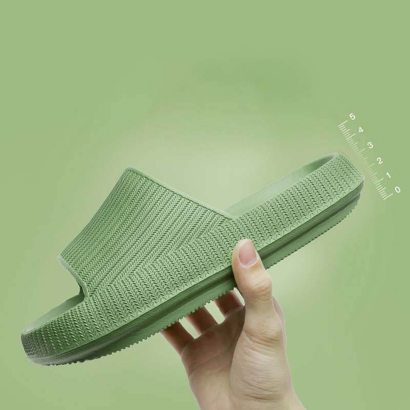 批发跨境家居拖鞋女厚底踩屎感情侣静音大码 Eva 凉拖鞋男外贸防滑