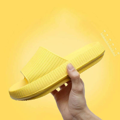 批发跨境家居拖鞋女厚底踩屎感情侣静音大码 Eva 凉拖鞋男外贸防滑