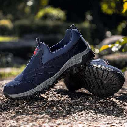 Herren Wildleder Rutschfeste Outdoor Weiche Sohle Lässige Wanderschuhe