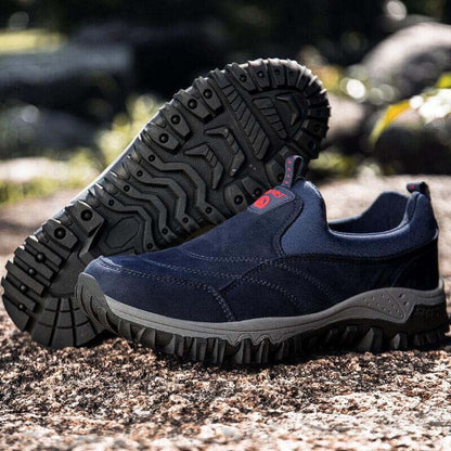 Herren Wildleder Rutschfeste Outdoor Weiche Sohle Lässige Wanderschuhe