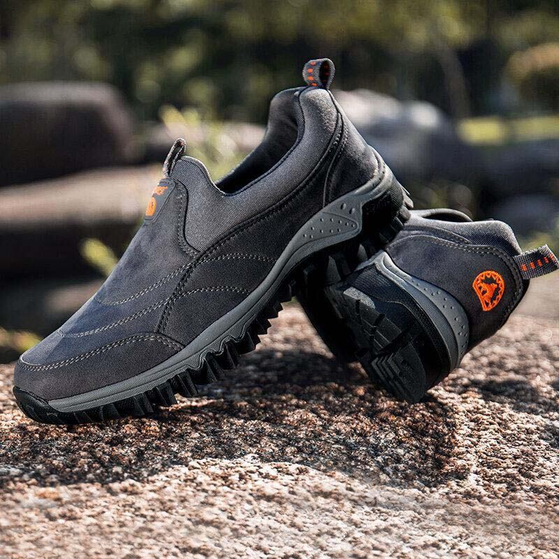 Herren Wildleder Rutschfeste Outdoor Weiche Sohle Lässige Wanderschuhe