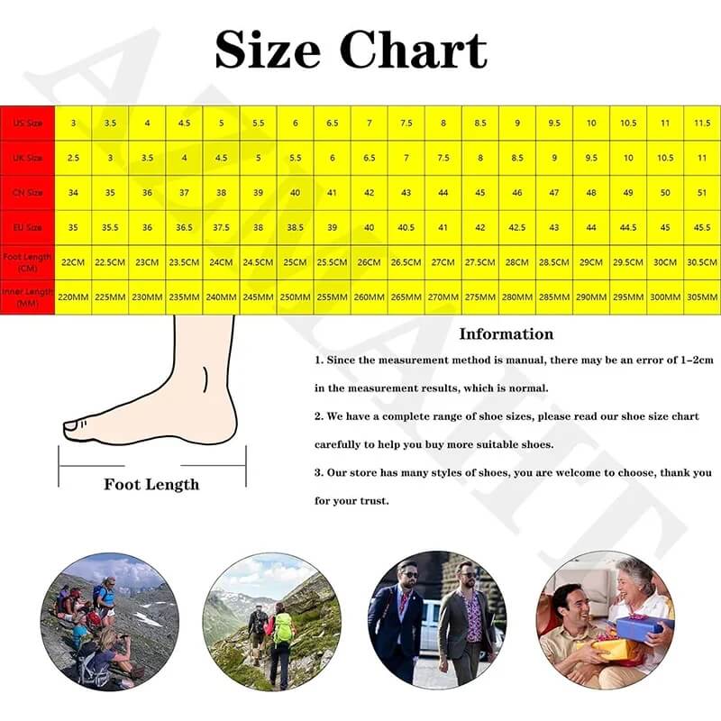 Chaussures de randonnée de randonnée étanche pour hommes