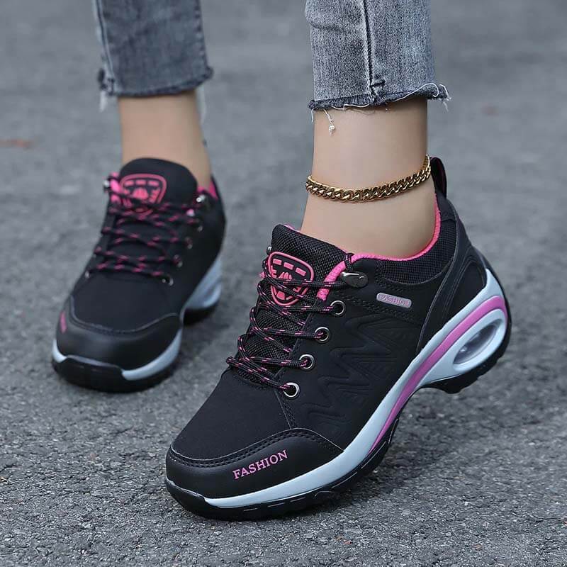 Women Autumn & Winter Outdoor Hiking Shoes Thick Sole Non-slip Soft Casual Shoes