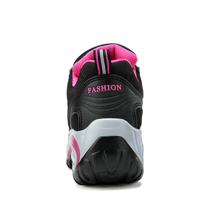 Women Autumn & Winter Outdoor Hiking Shoes Thick Sole Non-slip Soft Casual Shoes