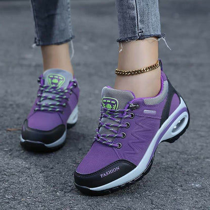 Women Autumn & Winter Outdoor Hiking Shoes Thick Sole Non-slip Soft Casual Shoes