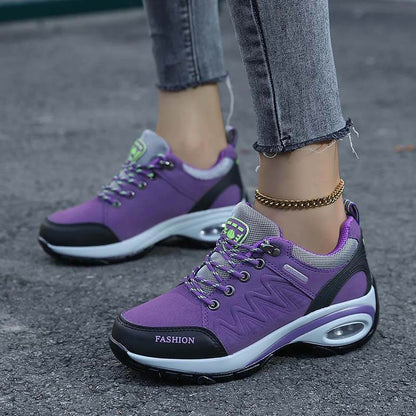 Women Autumn & Winter Outdoor Hiking Shoes Thick Sole Non-slip Soft Casual Shoes