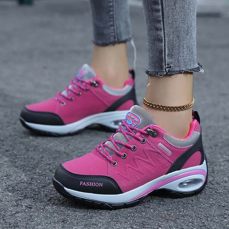 Women Autumn & Winter Outdoor Hiking Shoes Thick Sole Non-slip Soft Casual Shoes