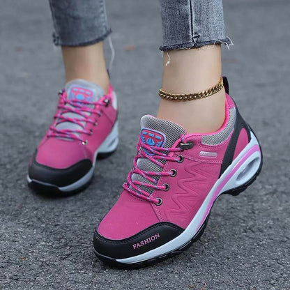 Women Autumn & Winter Outdoor Hiking Shoes Thick Sole Non-slip Soft Casual Shoes