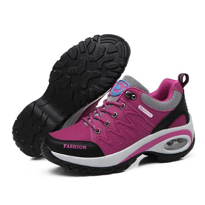 Women Autumn & Winter Outdoor Hiking Shoes Thick Sole Non-slip Soft Casual Shoes