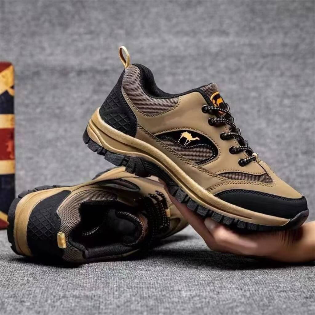 户外登山鞋男鞋大码网面徒步鞋运动爸爸鞋子中老年健步鞋跨境男鞋