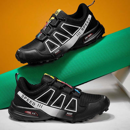 2025 春季新款登山鞋户外鞋男超轻便透气减震越野徒步鞋骑行鞋男子