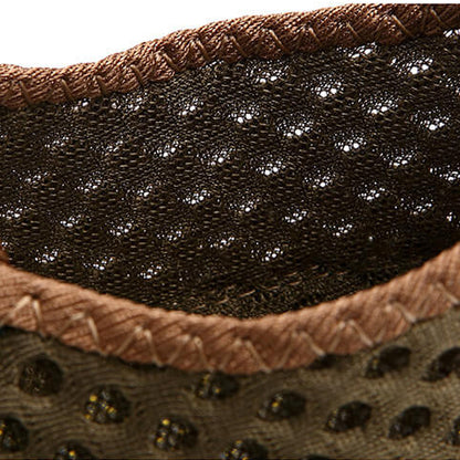 Sommer Atmungsaktive Mesh Männer Casual Schuhe Für Bequeme Handgemachte Männer Lace-Up Loafers Männer Schuhe