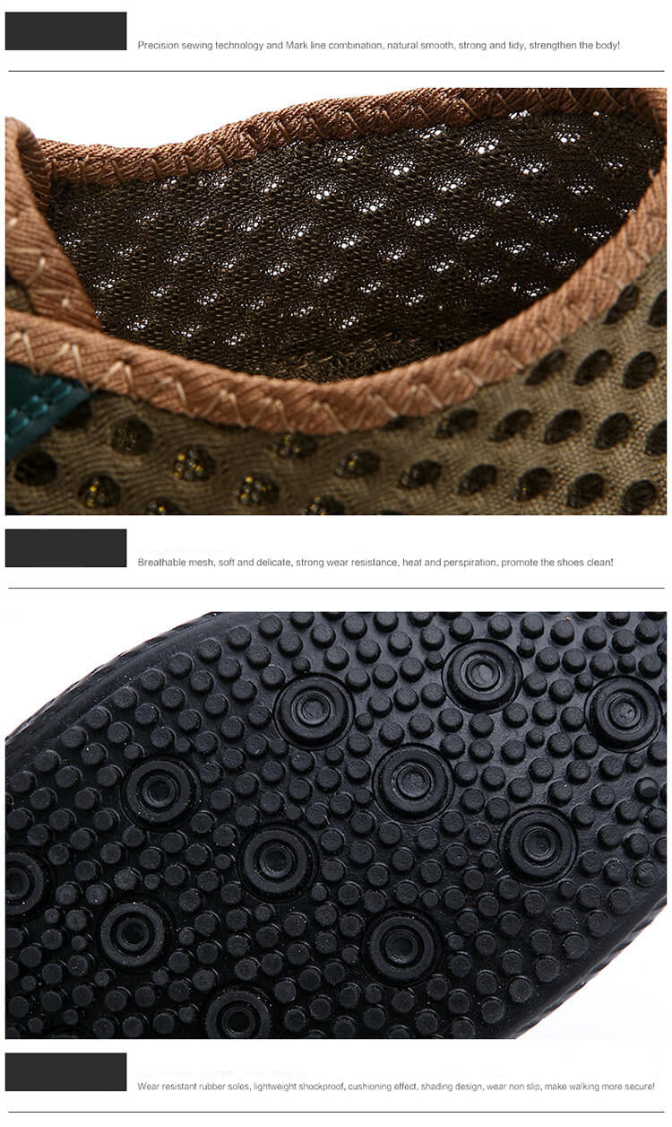 Sommer Atmungsaktive Mesh Männer Casual Schuhe Für Bequeme Handgemachte Männer Lace-Up Loafers Männer Schuhe